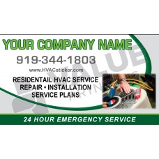 HVAC Business Card Magnet #4